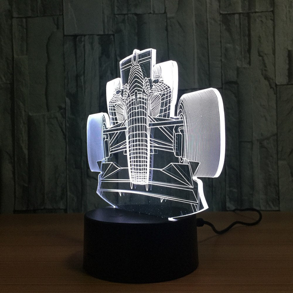 3D light creative colorful touch charging LED visual light