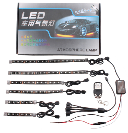 Automobile and motorcycle modified universal one for six LED