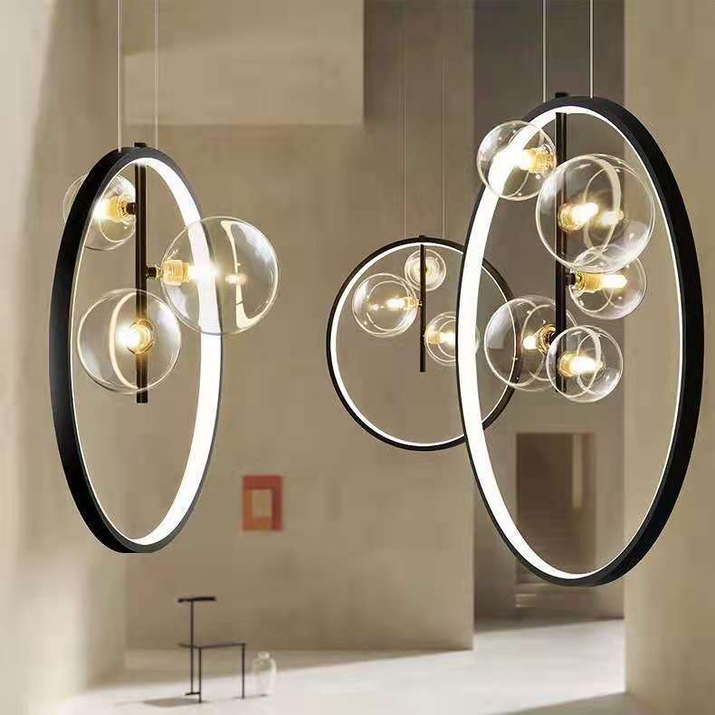 Modern Bubble Chandelier For Staircase Bedroom