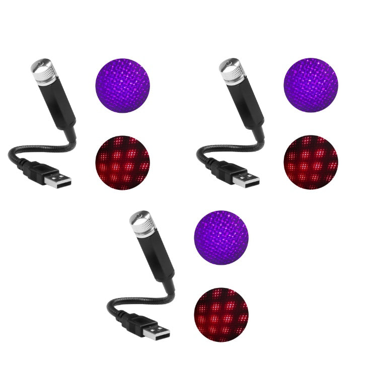 Car Gypsophila USB Atmosphere Car Roof Decoration