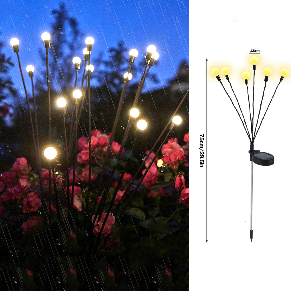 Simulation Firefly Solar Light Outdoor Garden Decoration Lawn Landscape