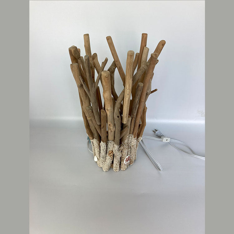 Nordic Retro Creative Driftwood Decorative Table Lamp