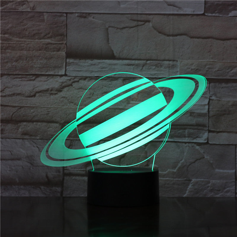 Nine planets series 3D small night light touch