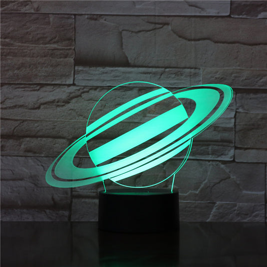 Nine planets series 3D small night light touch