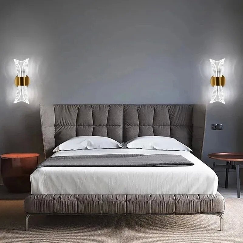 Modern Simple And Light Luxury Bedroom Wall Lamp