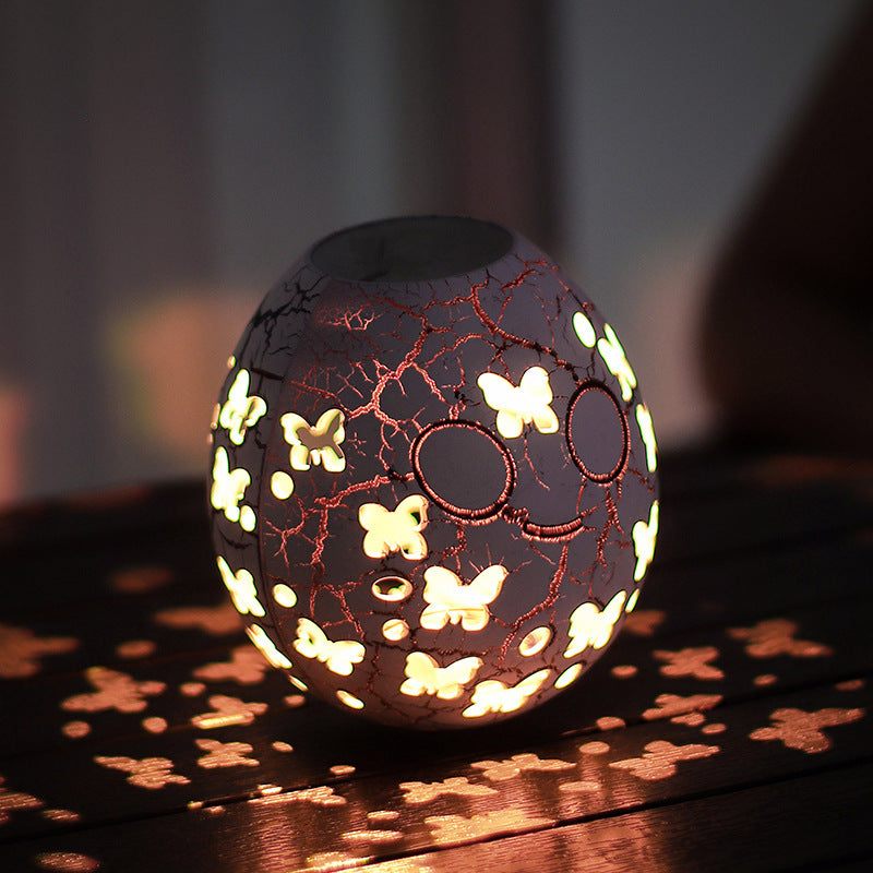 Cracked Led Goose Egg Lamp Charging Rgb Tumbler