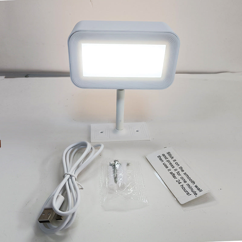 Double-sided Luminous USB Rechargeable Touch Adjustable Light Bedside Lamp