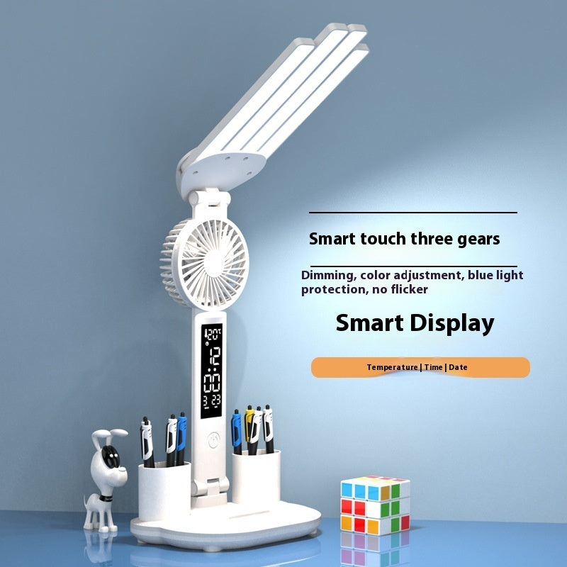 3in1 Multifunction Table Lamp LED Four-headed Folding