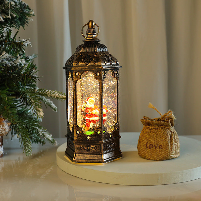 Christmas Luminous Oil Lamp With Music