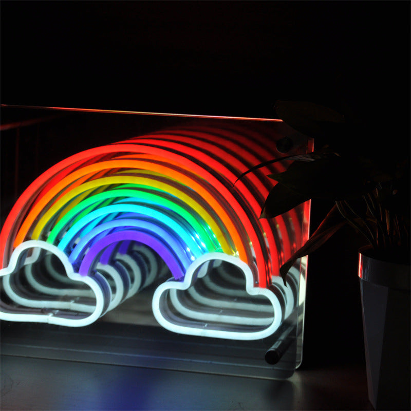 Colorful Multi-layer Mirror Atmosphere Night Light