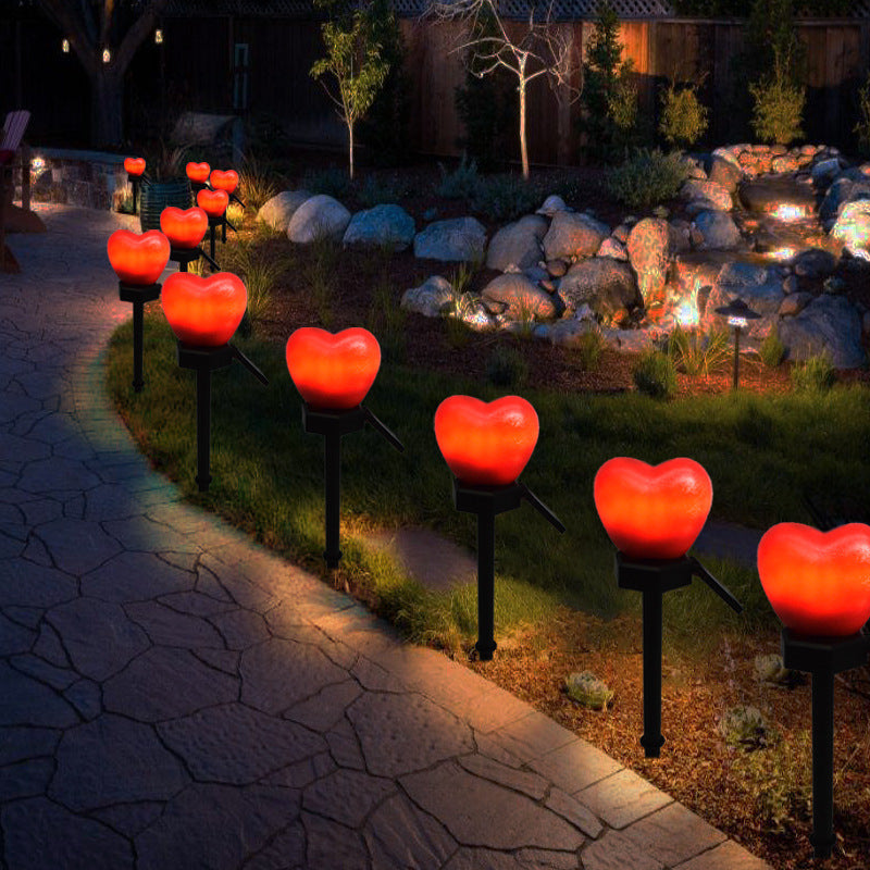 Solar Garden Landscape Light LED Love Plug In