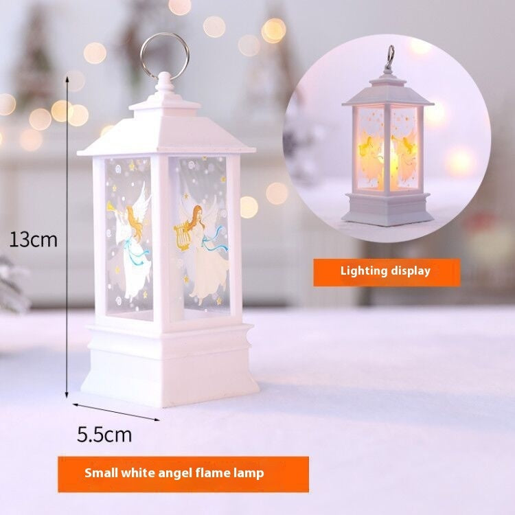 Christmas Portable Oil Lamp Santa Claus LED Night Lights