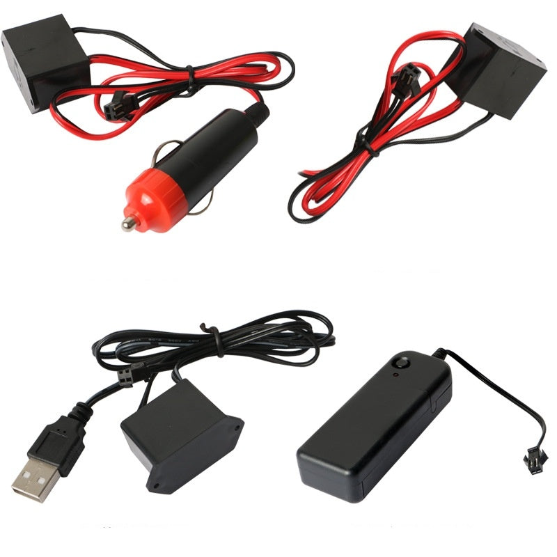 El Cold Light Set USB Drive Car Led EL Wire