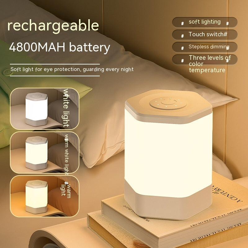 Charging Touch Hexagonal Led Small Night Lamp