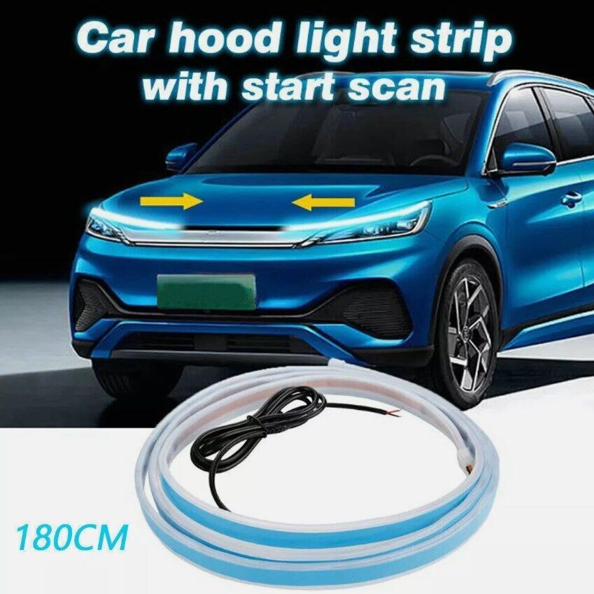 Car Daytime Running Light Bar Flexible LED Hood Light