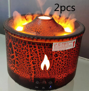 New Creative Ultrasonic Essential Oil Humidifier Volcano