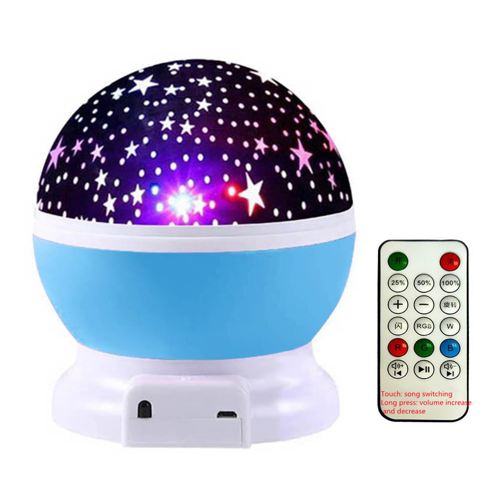 LED Music Star Projection Light