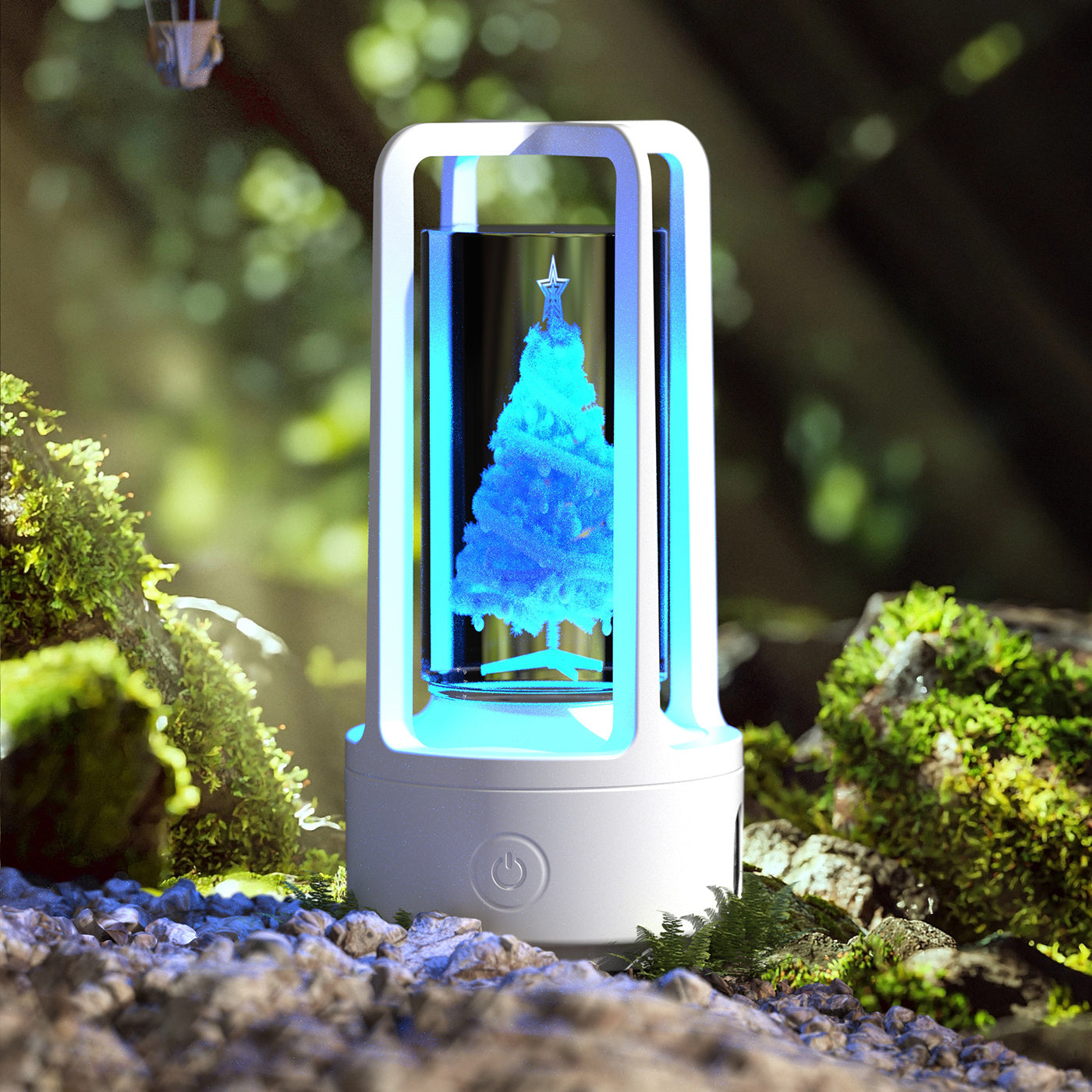 Creative 2 In 1 Audio Acrylic Crystal Lamp And Bluetooth Speaker