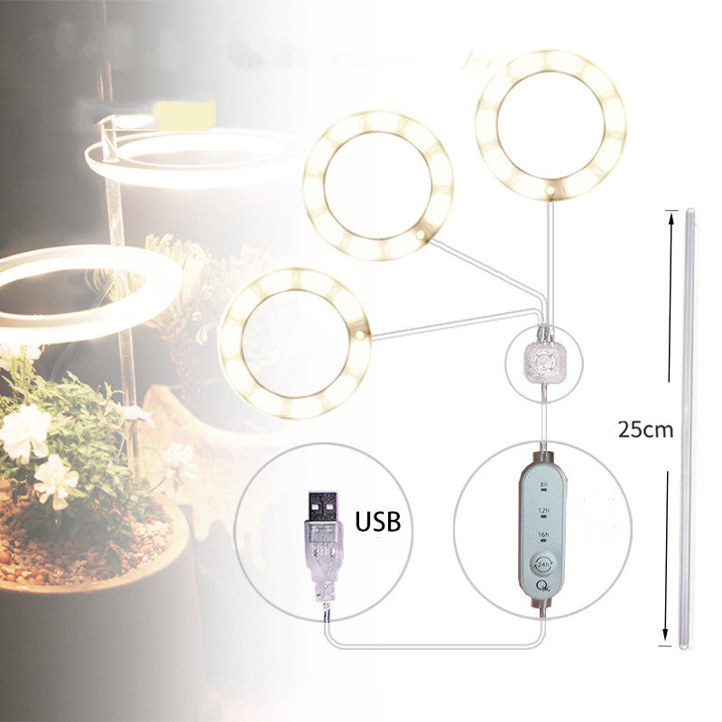 LED Grow Light Full Spectrum Phyto Grow Lamp USB Phyto Lamp