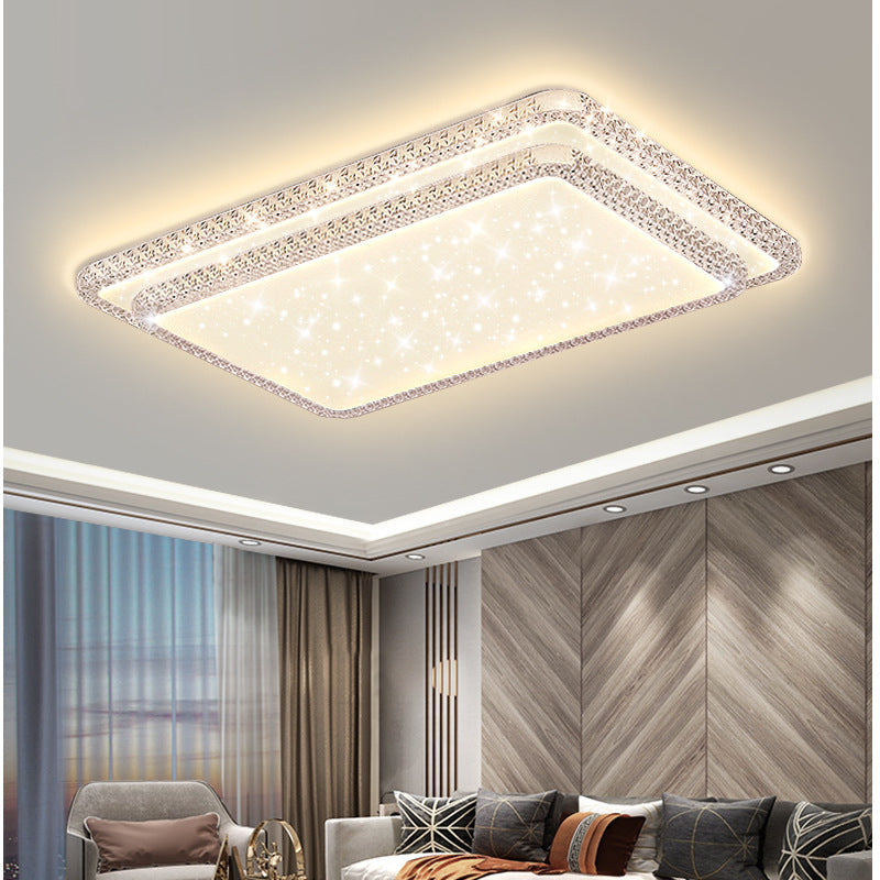 Rectangular Led Ceiling Light Modern Simple Living Room – Led Strips Room