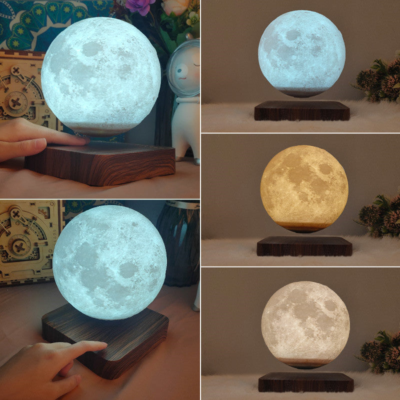 Customized Creative 3D Magnetic Levitation Moon Lamp