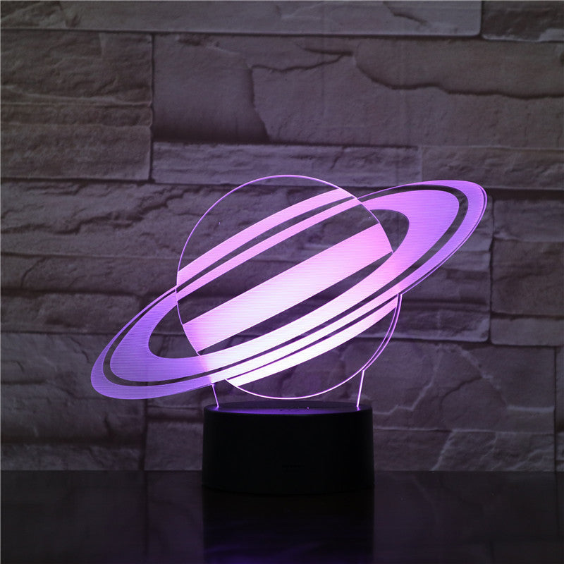 Nine planets series 3D small night light touch