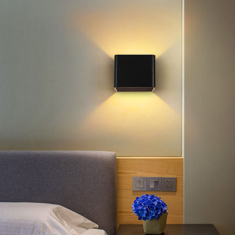 USB Rechargeable Bedroom Bedside Wall Lamp