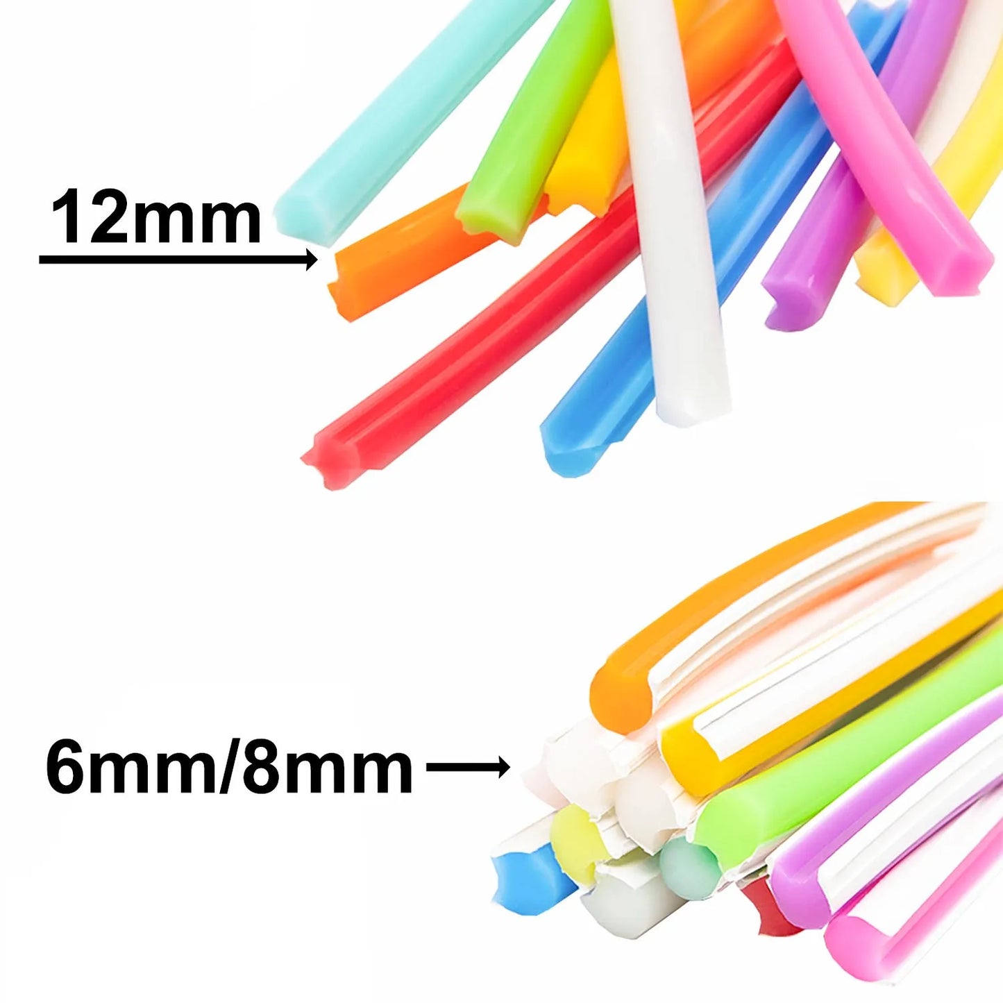 Separate Silicone Neon Strip Flexible  soft led neon IP67 12V