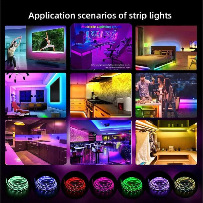 SMD5050 5M USB LED Strip Light TV Desktop Screen Backlight