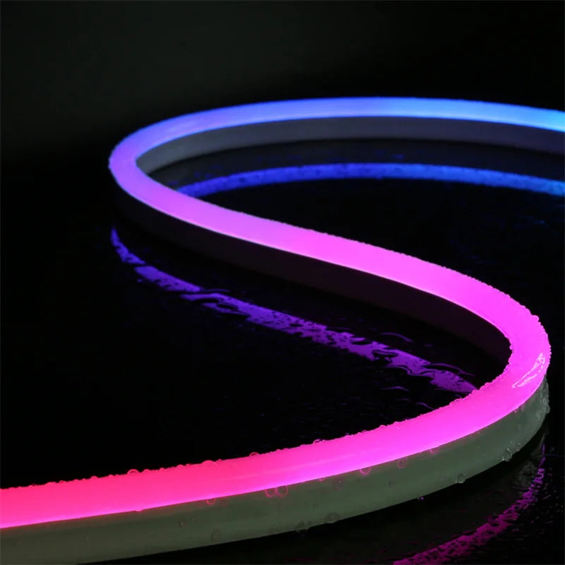 TUYA Neon LED Strip Lights 12-24V 84LEDs/M Silicone Neon Rope Light