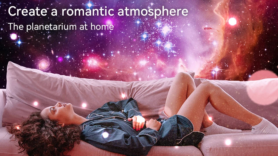 Night Light Galaxy Projector Starry Sky Projector 360° Rotate