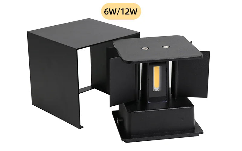 Aluminum Led Outdoor Wall Light Waterproof Porch Garden Lights