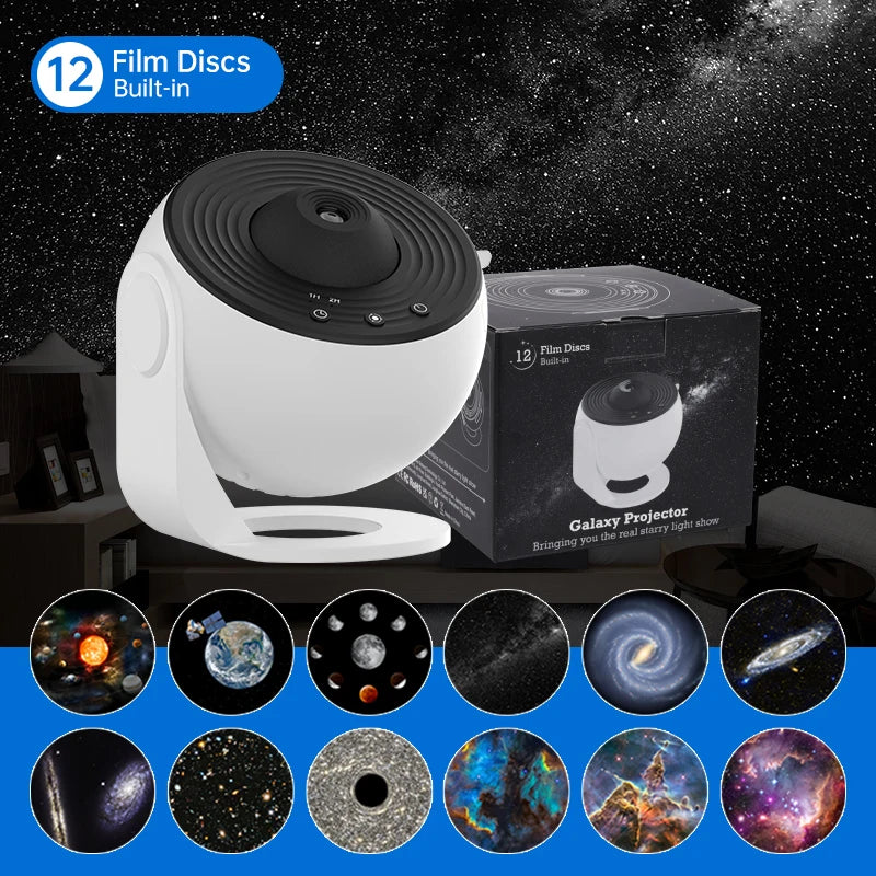 Night Light Galaxy Projector Starry Sky Projector 360° Rotate