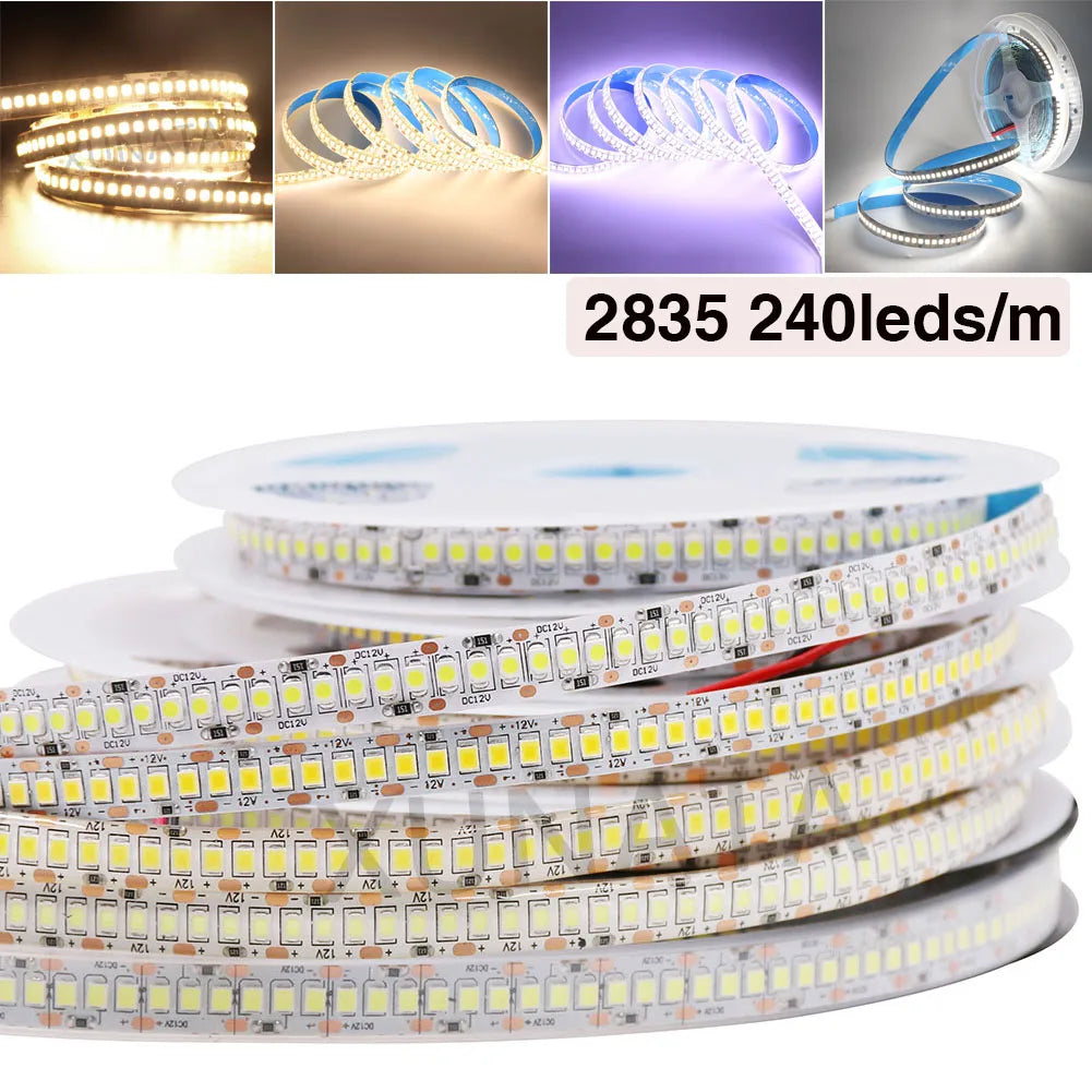 DC12V LED Strip 5050 5054 2835 240LEDs/m High Bright