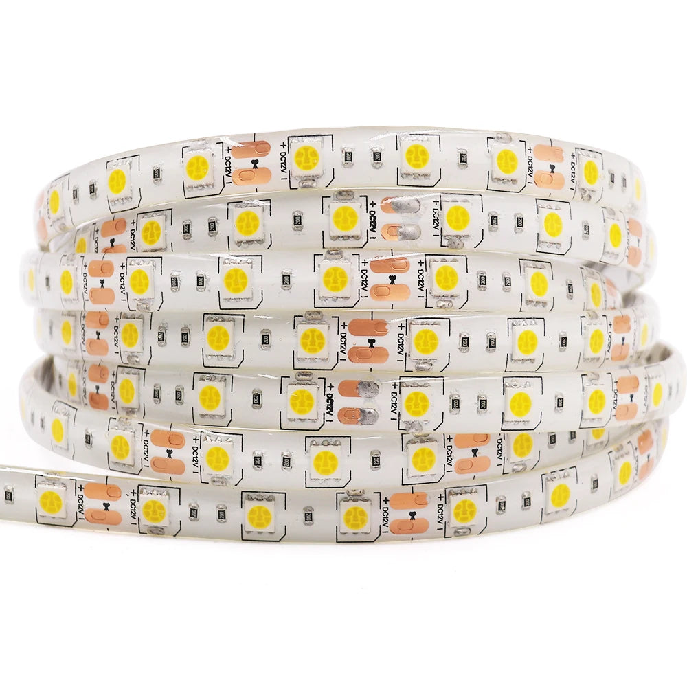 5M LED Strip SMD 5050 5054 LED Tape Waterproof Ribbon Diode