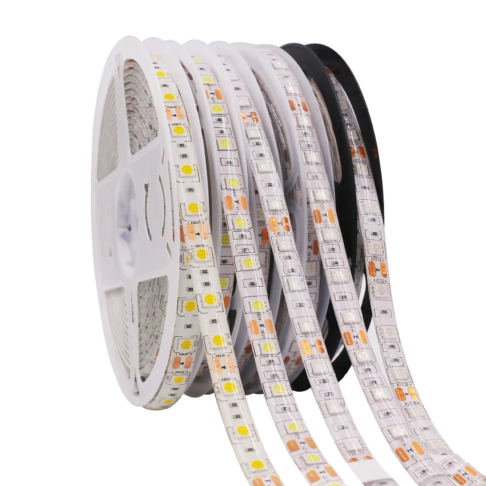 5M LED Strip SMD 5050 5054 LED Tape Waterproof Ribbon Diode