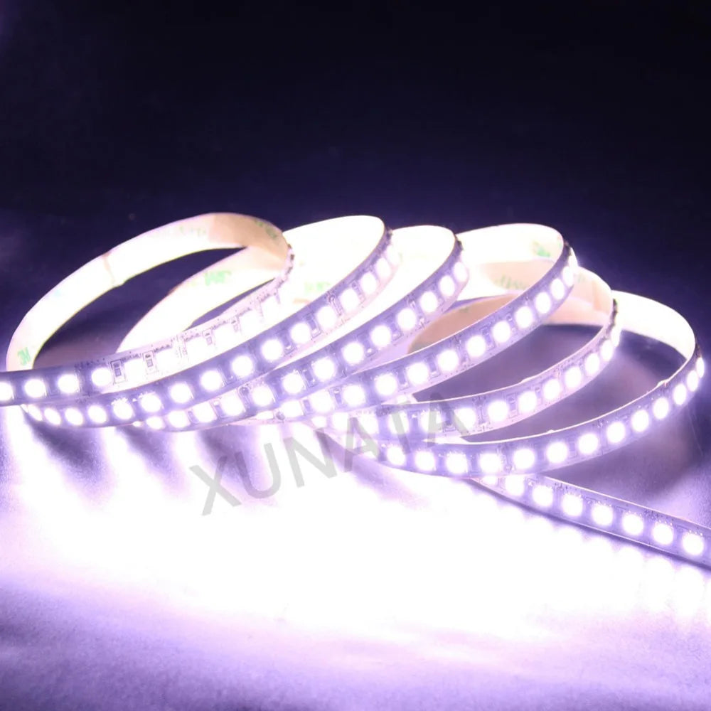 12V 5M LED Strip Light 5054 5050 2835 RGB SMD 120led 60LED Tape