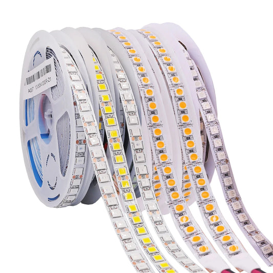 5M LED Strip SMD 5050 5054 LED Tape Waterproof Ribbon Diode