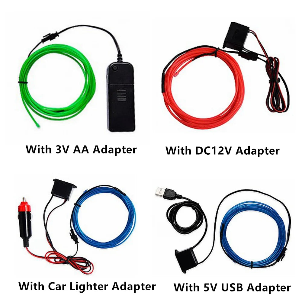Flexible Neon Light 1M/2M/3M/5M/10M EL Wire Led Neon Led Strip