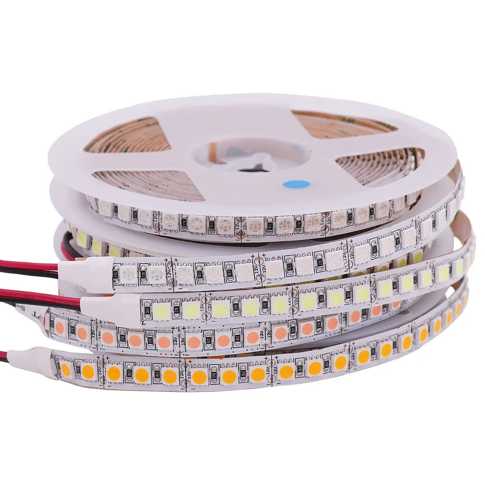 5M LED Strip SMD 5050 5054 LED Tape Waterproof Ribbon Diode