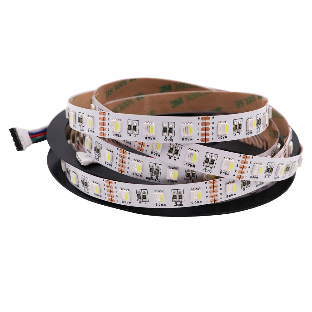 RGBWW RGBW LED Strip 12V 24V 60/108/120LEDs For Room Decoration