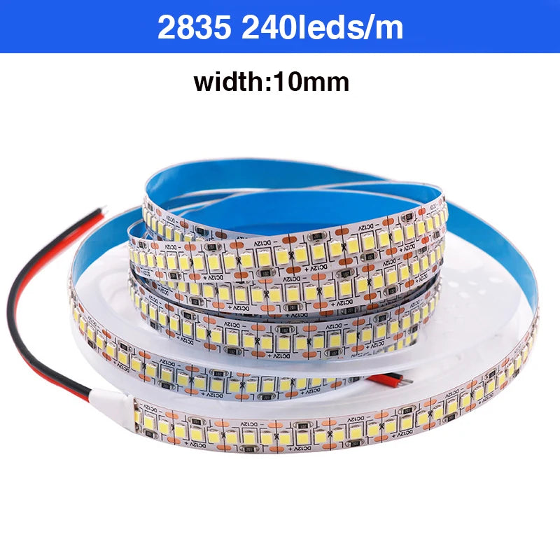 DC12V LED Strip 5050 5054 2835 240LEDs/m High Bright