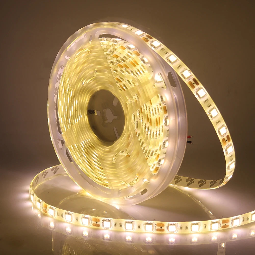 5M LED Strip SMD 5050 5054 LED Tape Waterproof Ribbon Diode