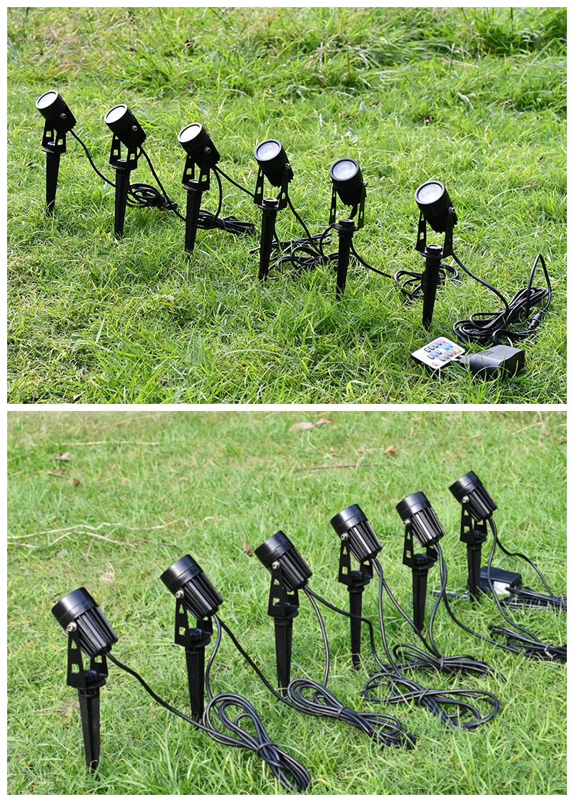 2/4/6/8PCS RGB Smart App LED Garden Lights