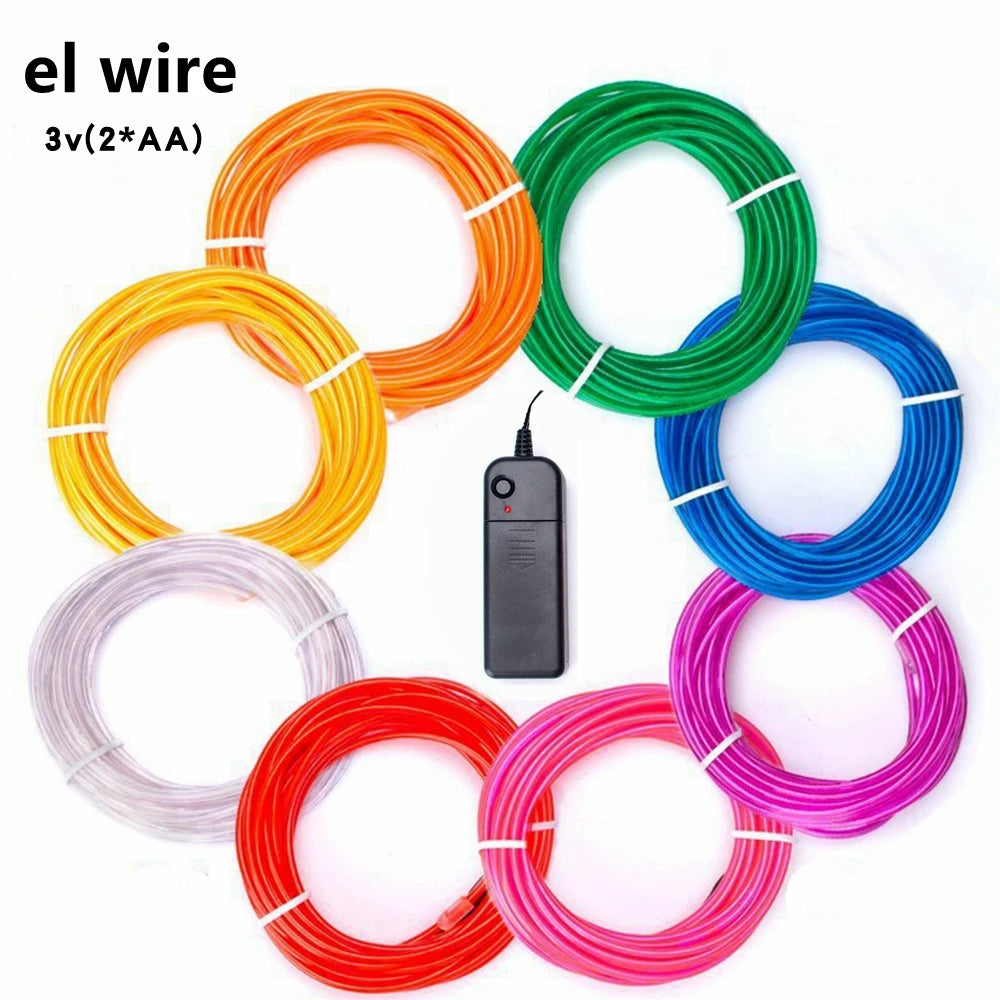 Flexible Neon Light 1M/2M/3M/5M/10M EL Wire Led Neon Led Strip