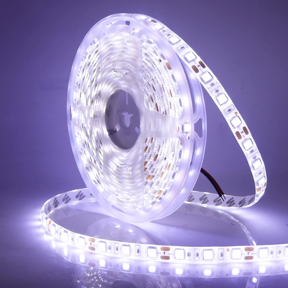 5M LED Strip SMD 5050 5054 LED Tape Waterproof Ribbon Diode