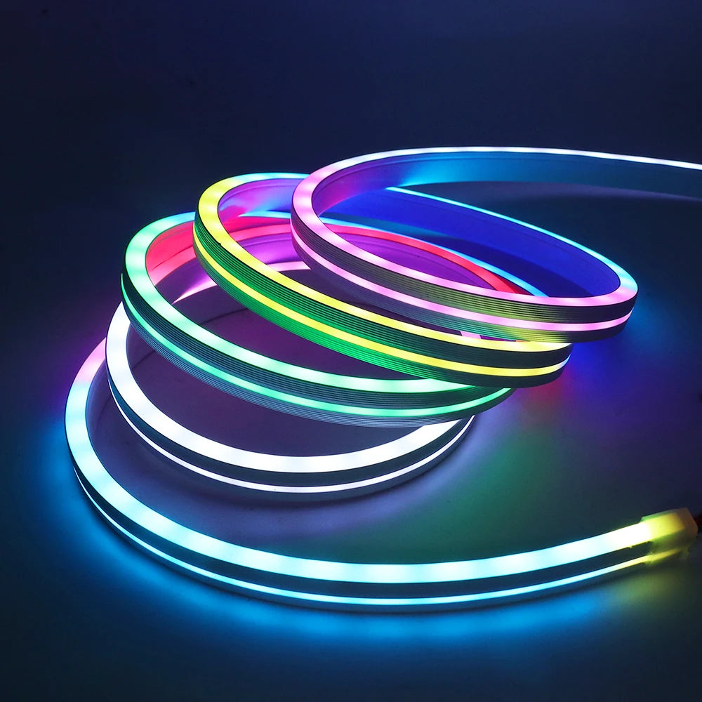 5V WS2812B RGB Neon Light Individually Addressable Flex LED Tape