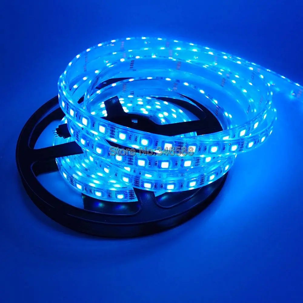 5m 12V DC IP67 IP68 Waterproof SMD 5050 LED Strip High Quality