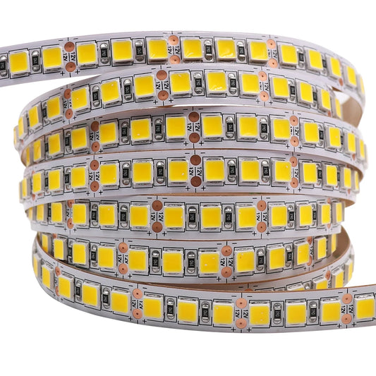 12V 5M LED Strip Light 5054 5050 2835 RGB SMD 120led 60LED Tape
