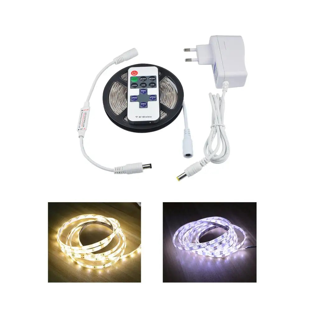 12V LED Strip Light 1M 2M 3M 4M 5M Dimmable LED Lamp Tape